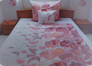 ABOTEX - 3 részes mintás krepp ágyneműgarnitúra  (140×205 cm) - több színben